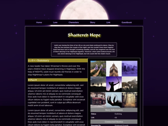 story/Shattered_Hope screenshot