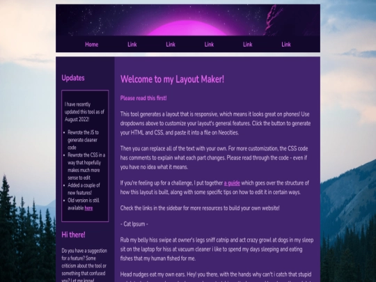 index screenshot