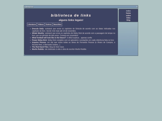 links screenshot