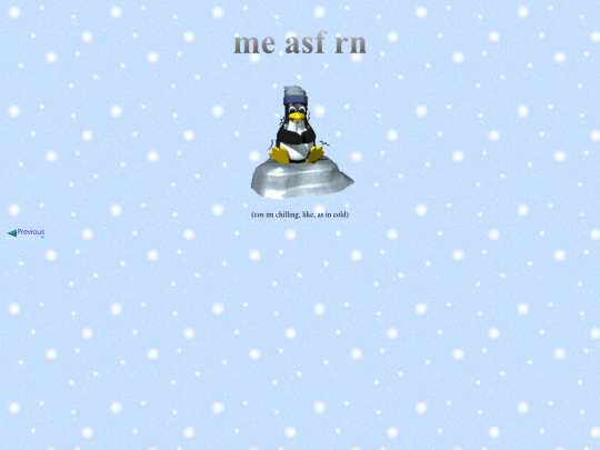 cold screenshot