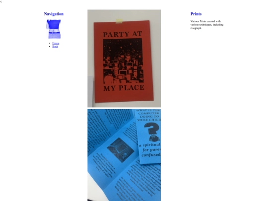 portfolio/prints screenshot