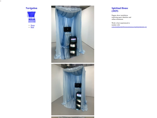portfolio/spiritualhouse screenshot