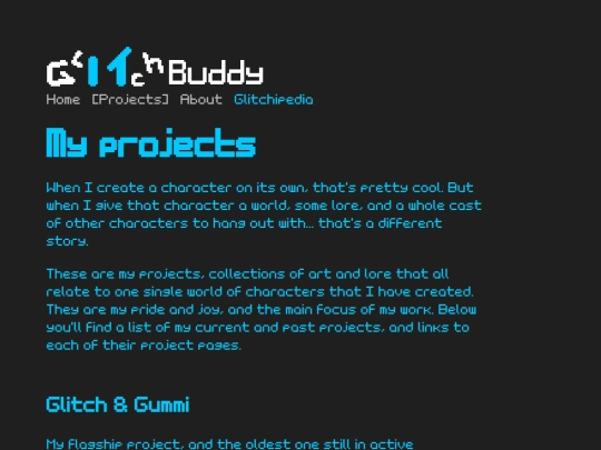 projects screenshot