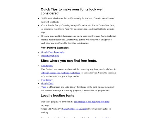learningwebsite/font-resources screenshot