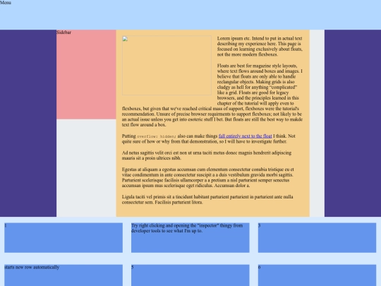 learningwebsite/hello-style/floats screenshot
