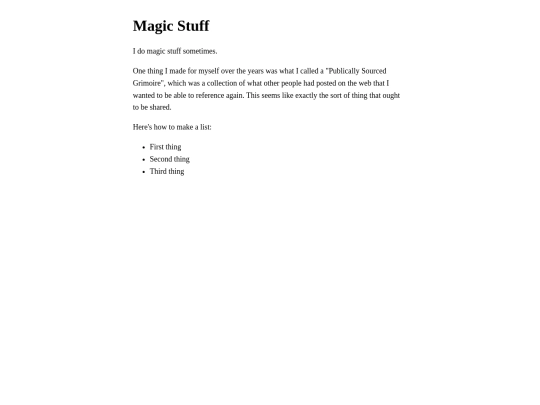 magic screenshot