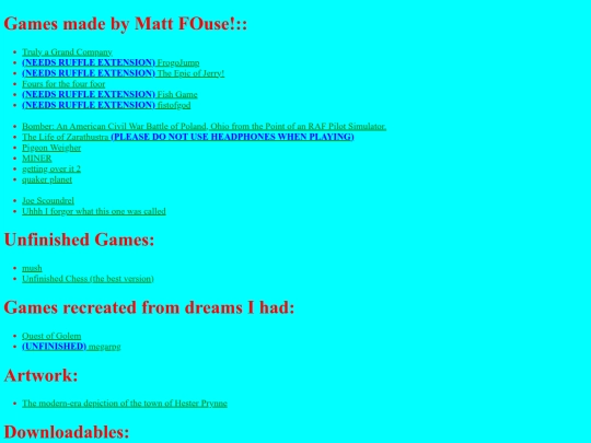 games screenshot