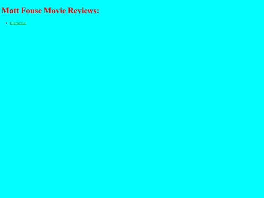 movie reviews/epicreviews screenshot