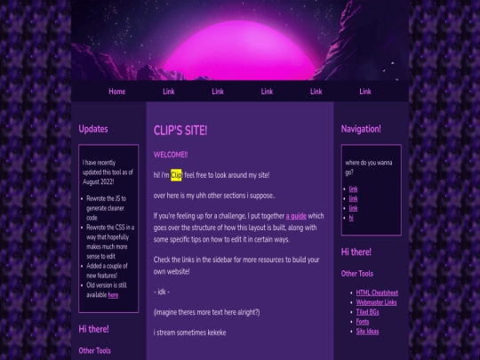 index screenshot
