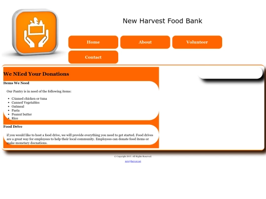 foodbank screenshot