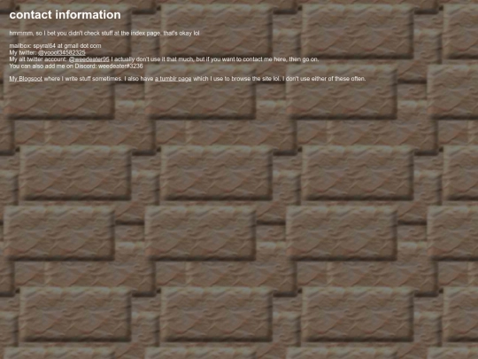 contact screenshot