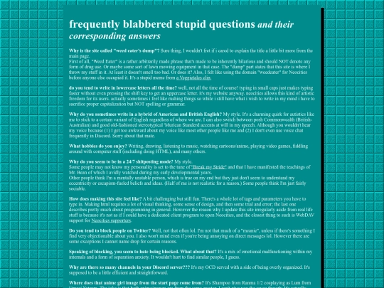 faq screenshot