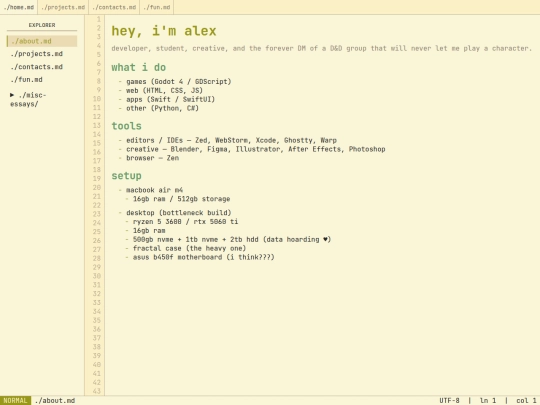 index screenshot