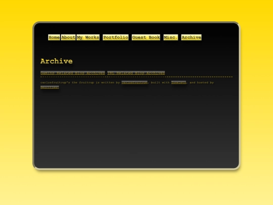 archive screenshot