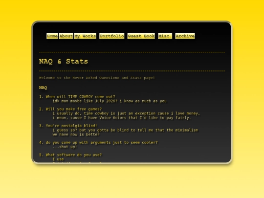 misc/faq screenshot