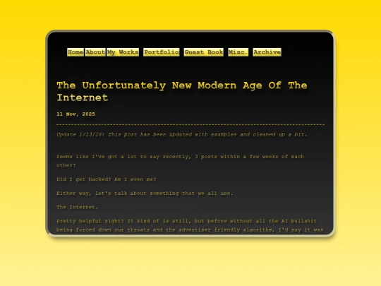 posts/2025-11-11-The-Unfortunately-New-Modern-Age-Of-The-Internet screenshot