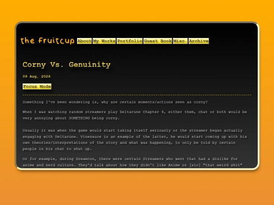 posts/2026-08-09-Corny-Vs.-Genuinity screenshot