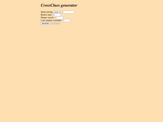 crossclues screenshot