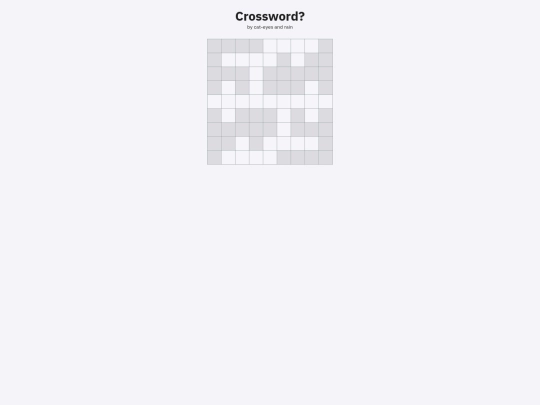 crossword screenshot