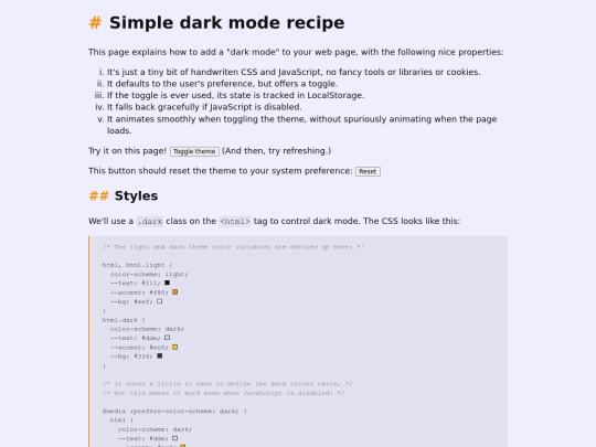 darkmode screenshot