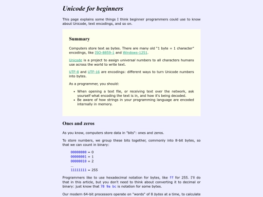 unicode screenshot