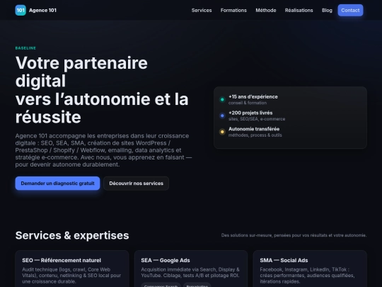 agence screenshot