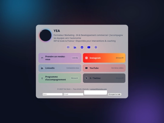 linktree screenshot