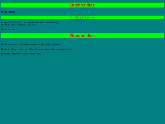 javascr/javados screenshot