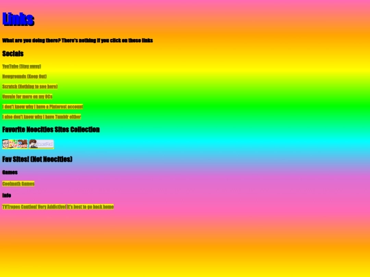links screenshot