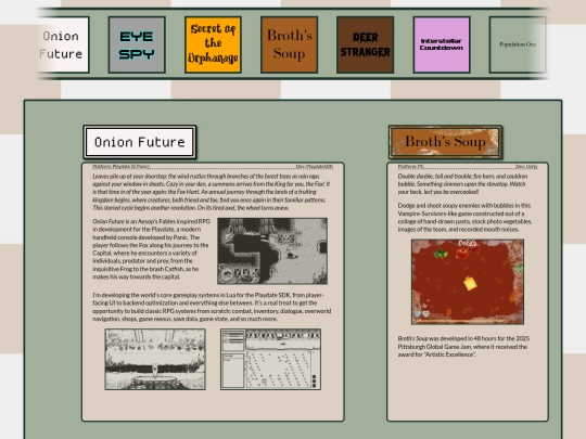 portfolio screenshot