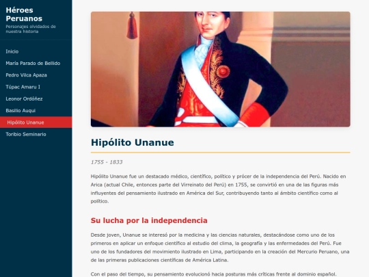 heroes/hipolito-unanue screenshot