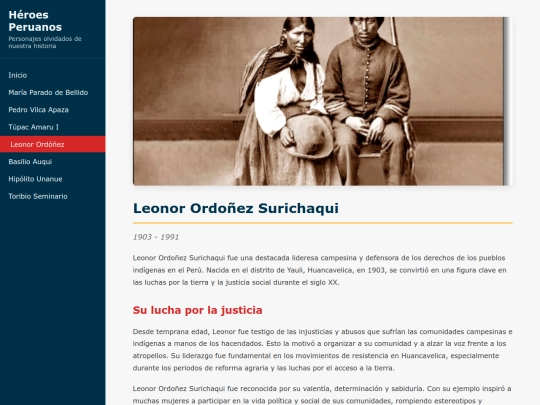heroes/leonor-ordonez screenshot