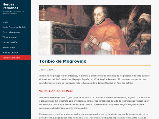 heroes/toribio-seminario screenshot