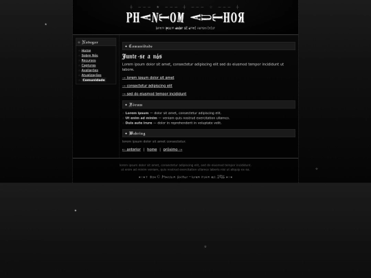 comunidade screenshot
