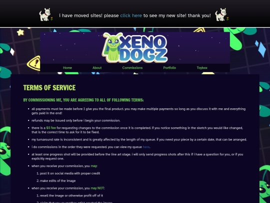tos screenshot