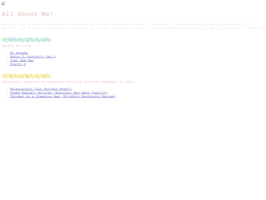 mywebsite screenshot