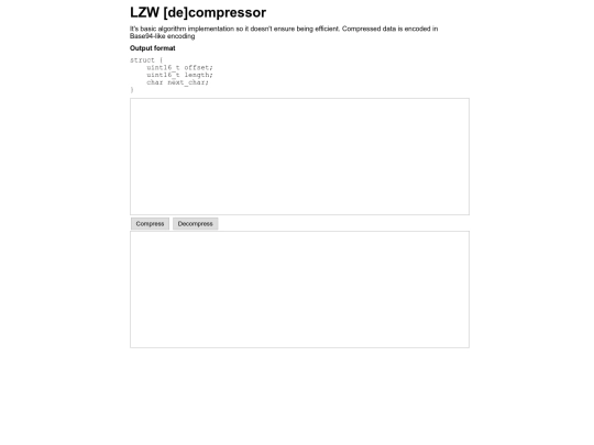 applets/compressor2 screenshot