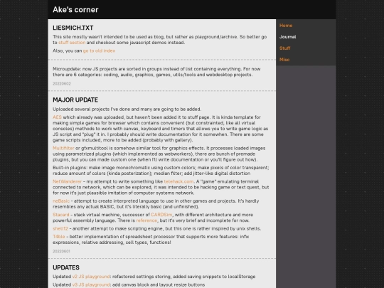 blog screenshot