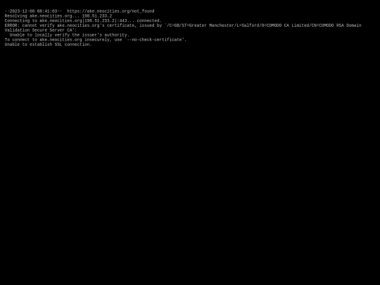 not_found screenshot