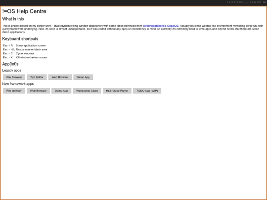 projects/neos/neos screenshot