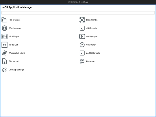 projects/neos/neos2 screenshot