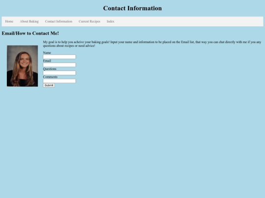 finalprojectcontactinfo screenshot
