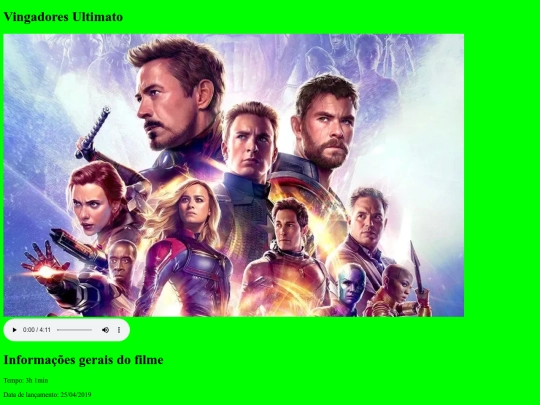 HTML5/vingadores/vingas screenshot