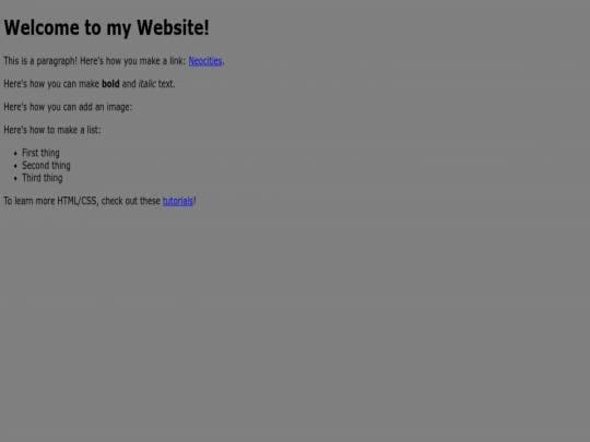 index screenshot