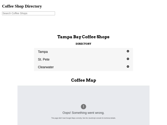 coffeeapp/navigation screenshot