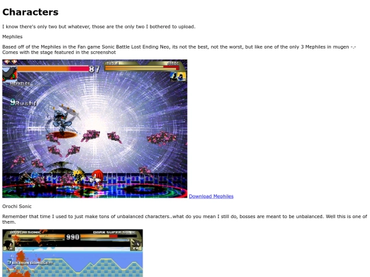characters screenshot