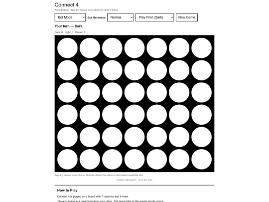 connect4 screenshot