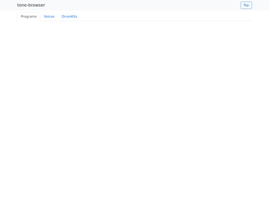 tone-browser/yamaha_mu screenshot