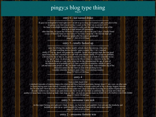 blog screenshot