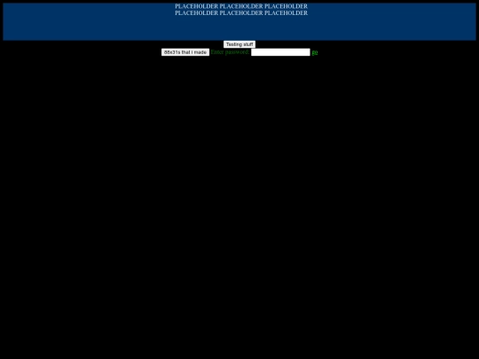 depths/Testing screenshot
